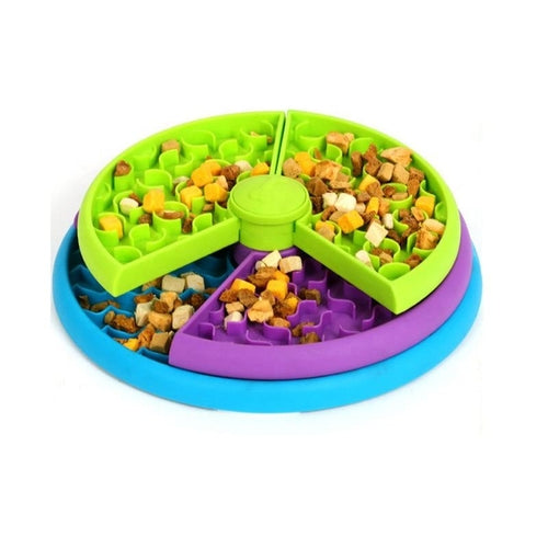 3-in-1 Interactive Slow Feeder Bowl – Anti-Choke Dog & Cat Feeder