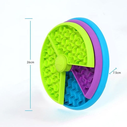 3-in-1 Interactive Slow Feeder Bowl – Anti-Choke Dog & Cat Feeder