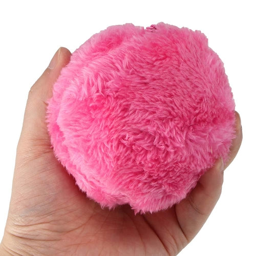 Electric Roller Ball Toy – Auto-Moving Plush Ball for Dogs & Cats