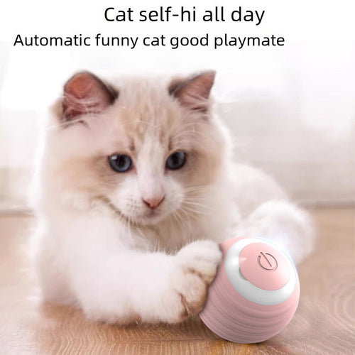 Smart Gravity Rolling Ball – Self-Play Interactive Cat Toy