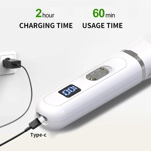 Low Noise Dog Clippers – Rechargeable Paw Trimmer for Dogs & Cats