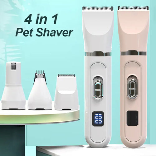 Low Noise Dog Clippers – Rechargeable Paw Trimmer for Dogs & Cats