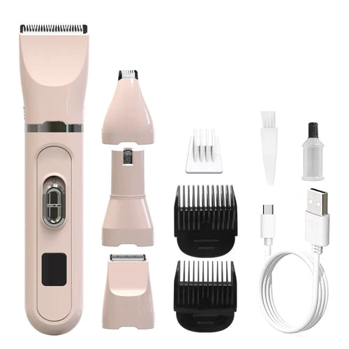 Low Noise Dog Clippers – Rechargeable Paw Trimmer for Dogs & Cats