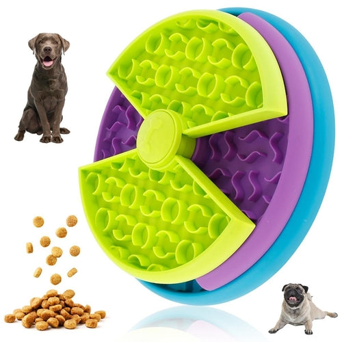 3-in-1 Interactive Slow Feeder Bowl – Anti-Choke Dog & Cat Feeder