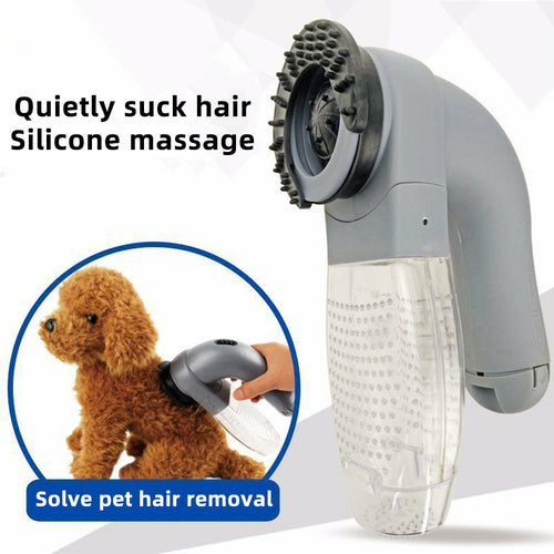 Electric Pet Massage & Cleaning Brush – Portable Hair Remover