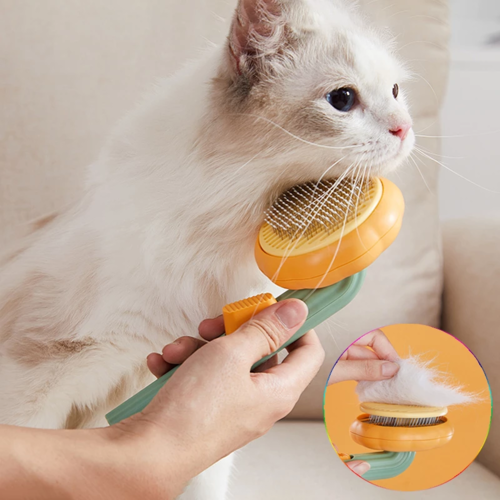Gentle Detangling Comb & Hair Brush for Cats & Dogs