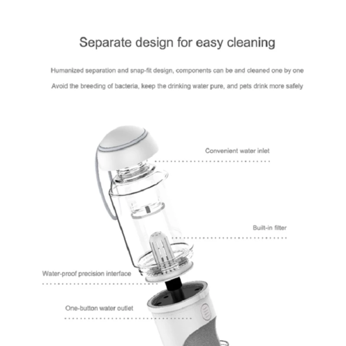Portable Pet Water Bottle – Leak-Proof Travel Dispenser for Dogs & Cats