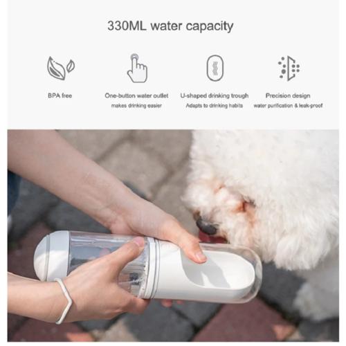 Portable Pet Water Bottle – Leak-Proof Travel Dispenser for Dogs & Cats
