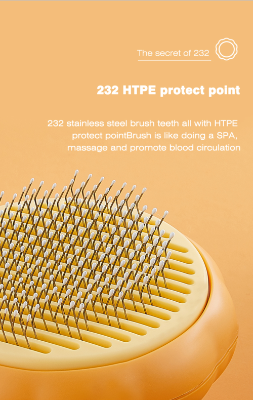 Gentle Detangling Comb & Hair Brush for Cats & Dogs