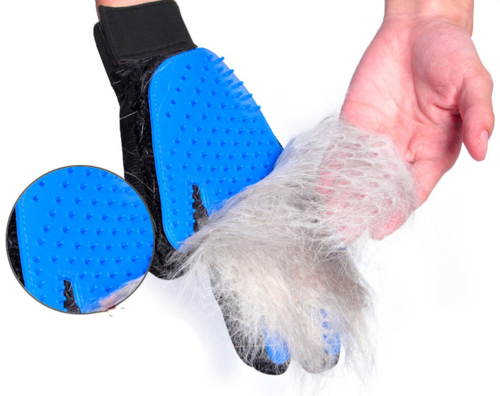 Soft Touch Pet Grooming Gloves – Hair Removal & Massage