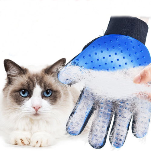 Soft Touch Pet Grooming Gloves – Hair Removal & Massage