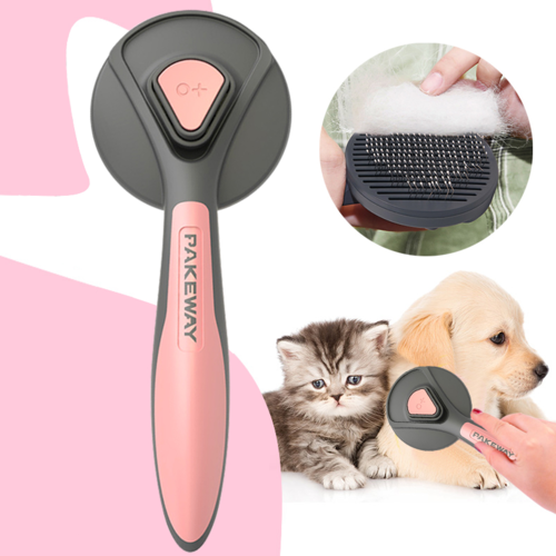 Self-Cleaning Grooming Brush – Massage Comb for Cats & Dogs