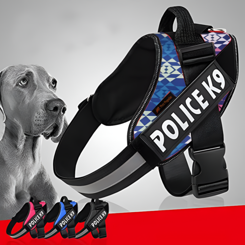 Adjustable No-Pull Dog Harness – K9 Body Belt for All Breeds