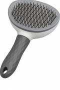 Ergonomic Self-Cleaning Slicker Brush – Grooming Tool for Dogs & Cats
