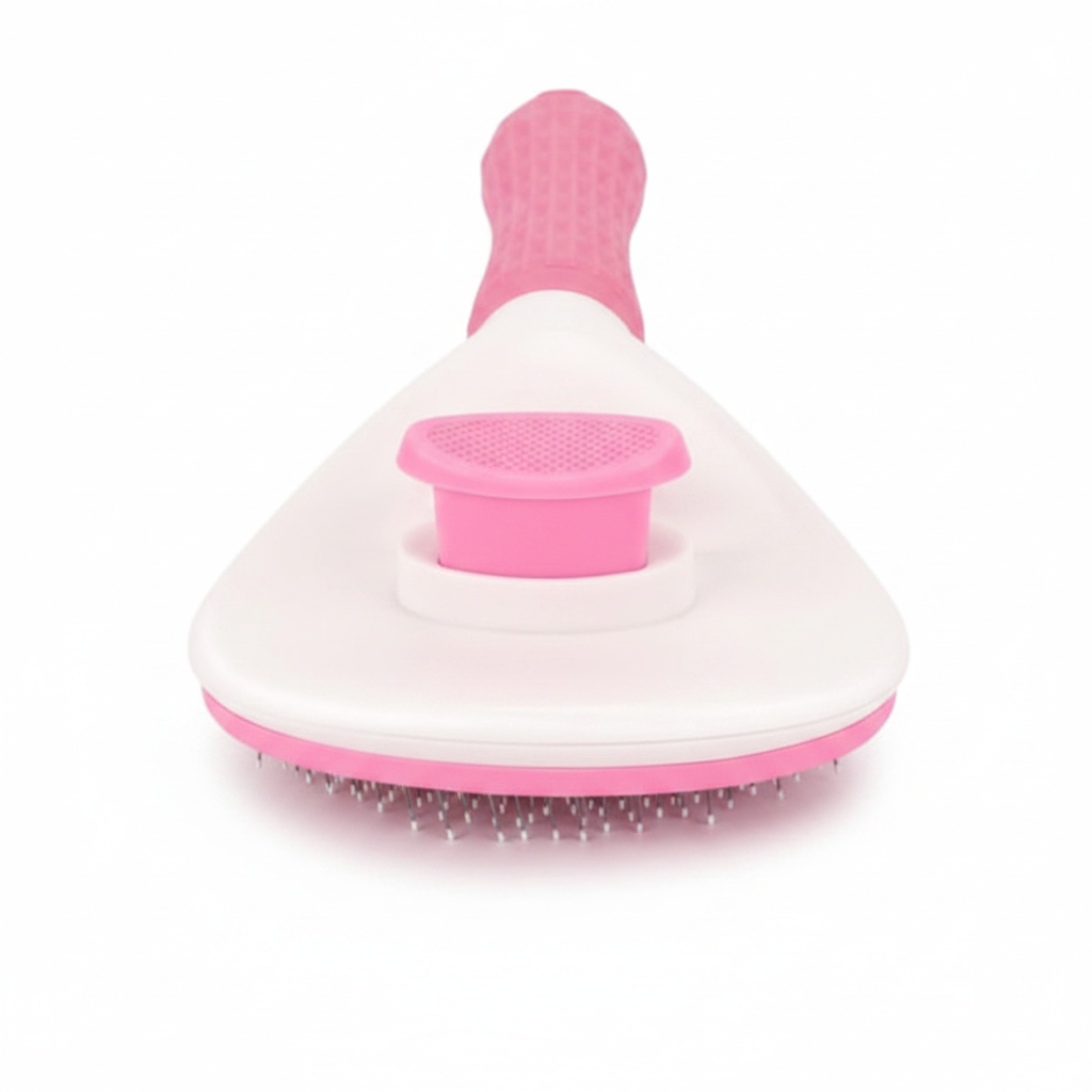 Pink Slicker Brush top