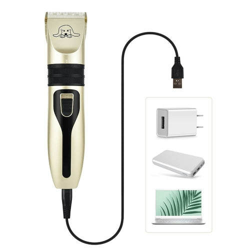 Professional Pet Hair Clipper Set – Cordless Trimmer for Dogs & Cats