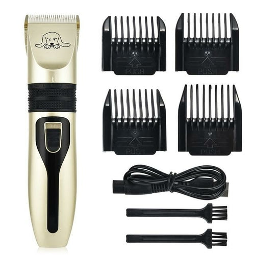 Professional Pet Hair Clipper Set – Cordless Trimmer for Dogs & Cats