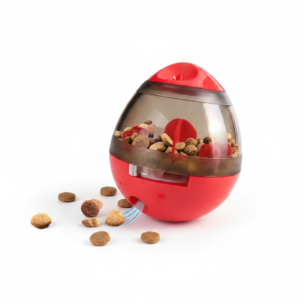 Red Ball with treats